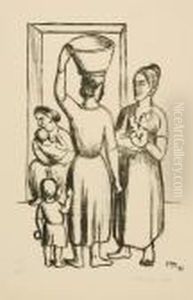 Italienerinnen by Hermann Max Pechstein