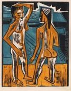 Zwiesprache by Hermann Max Pechstein