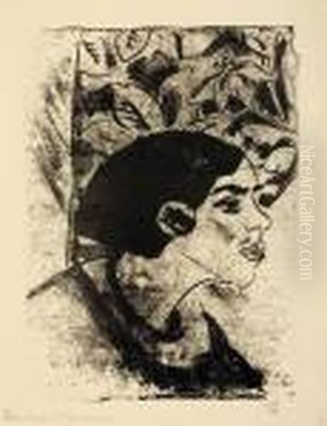 "weiblicher Profilkopf" - view 1