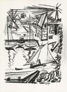 Fischerhafen by Hermann Max Pechstein