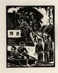 Fischer Am Ufer by Hermann Max Pechstein