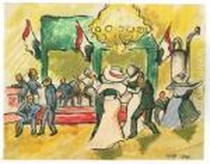 In Einem Tanzcafe by Hermann Max Pechstein