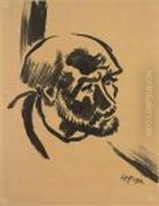 Fischerkopf I by Hermann Max Pechstein