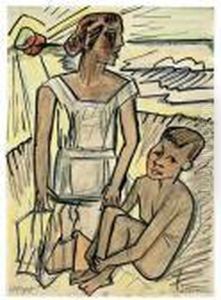"nachmittagssonne" by Hermann Max Pechstein