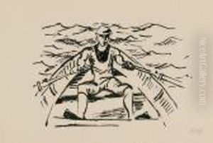 Italien Reisebilder 9 by Hermann Max Pechstein