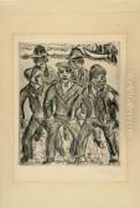 Heimkehrende Fischer by Hermann Max Pechstein
