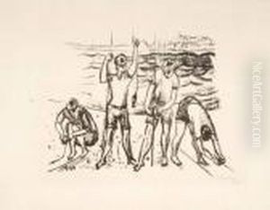 Angler by Hermann Max Pechstein