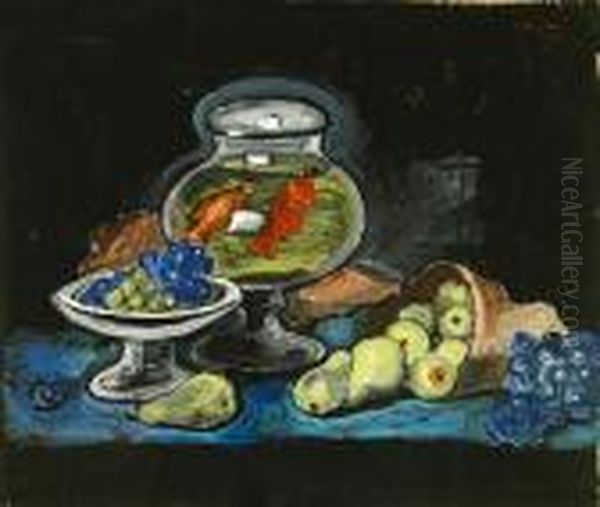 Stilleben Mit Goldfischglas - view 1