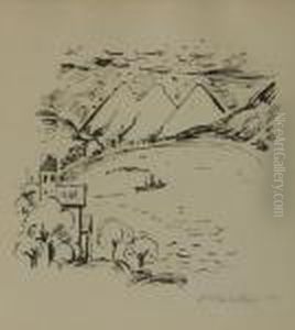 Tessiner Landschaft by Hermann Max Pechstein