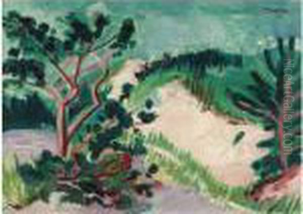 Kiefer In Den Dunen (pine Trees In The Dunes) - view 1