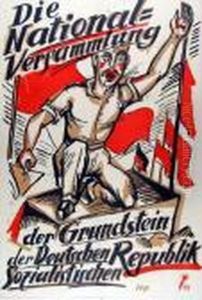 Die National=versammlung Der Grundstein Der Deutschen Sozialistischen Republik by Hermann Max Pechstein