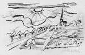 Reisebilder 1 (thuringen) by Hermann Max Pechstein