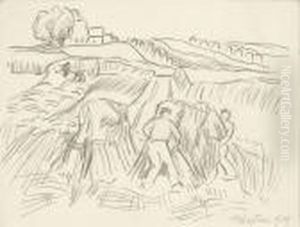 Bei Der Ernte by Hermann Max Pechstein