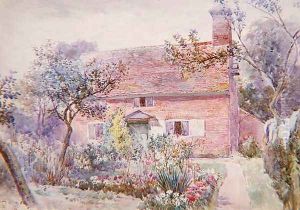 A Cottage Garden by Charles Rowbotham