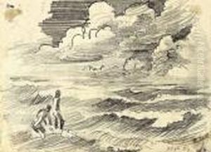 Badende Am Meer by Hermann Max Pechstein