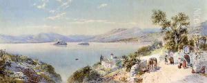 A View Of Lake Maggiore And The Borromean Islands by Charles Rowbotham