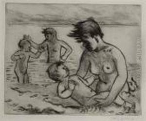 Das Kalte Bad by Hermann Max Pechstein