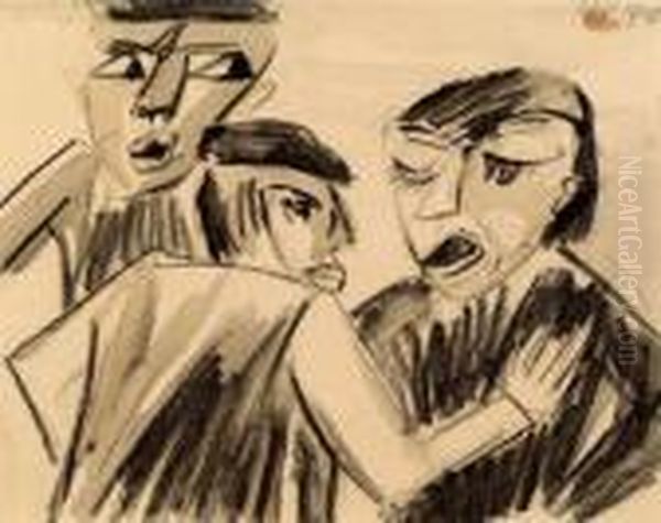 Drei Manner - view 1