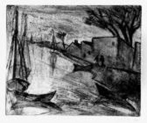 Seenebel Am Strom by Hermann Max Pechstein
