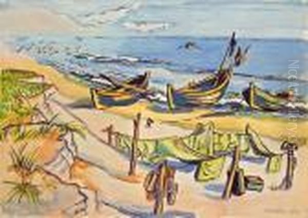 Fischerboote Am Strand - view 1