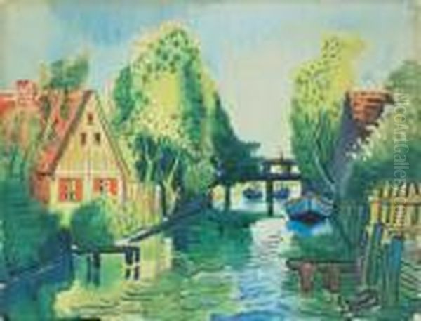 Kanal Mit Hausern - view 1