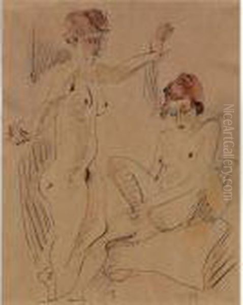 Zwei Akte (two Nudes) - view 1