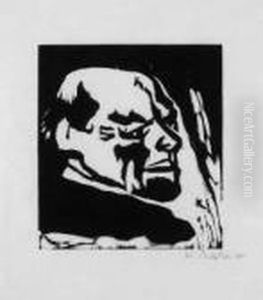 Fischerkopf X by Hermann Max Pechstein