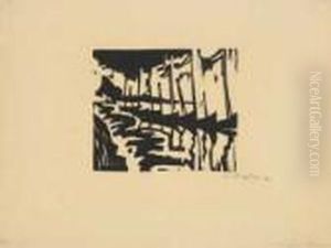 Kahnreihe Am Abend by Hermann Max Pechstein