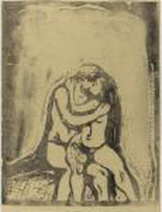Liebespaar (liebe) (kruger H36) by Hermann Max Pechstein