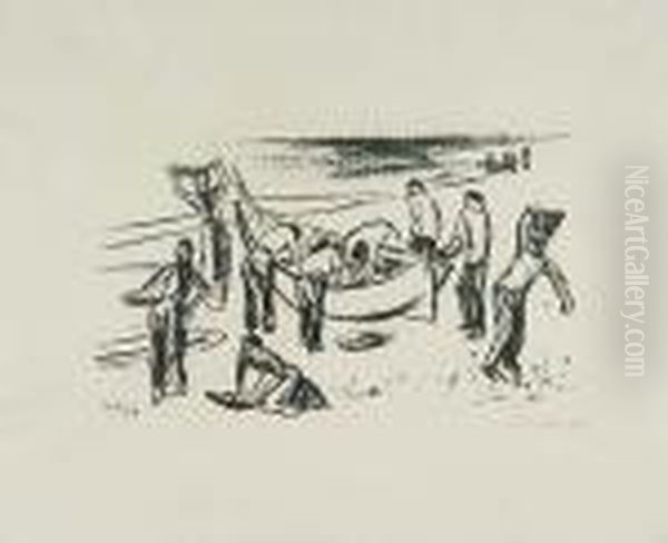 Nach Dem Fischfang (italienische Fischer Ix) - view 1