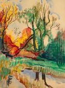 Landschaft by Hermann Max Pechstein