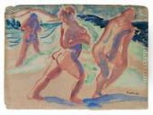 Badende by Hermann Max Pechstein