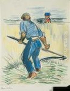 Beim Mahen by Hermann Max Pechstein