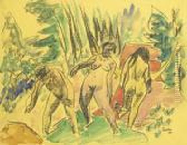 Drei Nackte Frauen - view 1