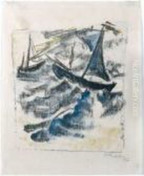 Boote Im Sturm - view 1