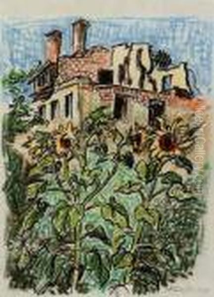 Sonnenblumen Im Garten - view 1