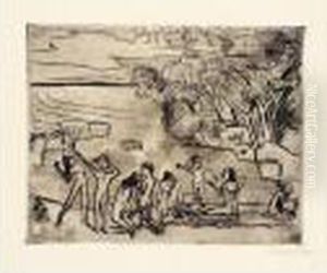 Am Ufer (k. R116) by Hermann Max Pechstein