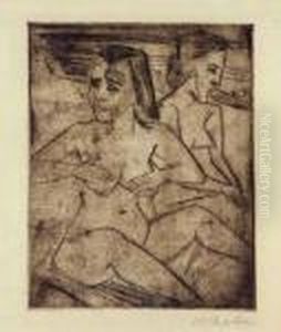 Nach Dem Bad (k. R118) by Hermann Max Pechstein