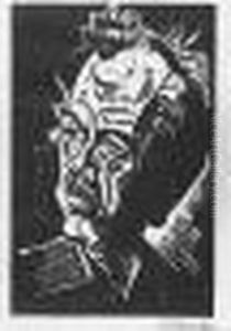 Ein Musiker (kruger H.205) by Hermann Max Pechstein