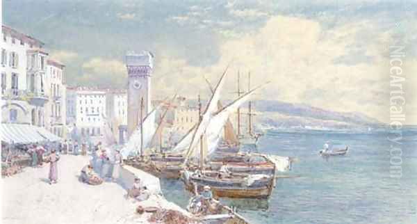 The quay, Savona, northern Italy - view 1