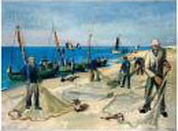 Vor Der Ausfahrt (before Leaving Harbour) - view 1