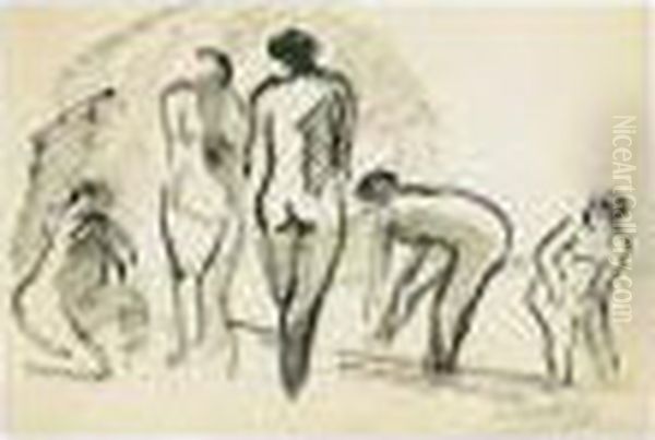 Funf Weibliche Akte (five Female Nudes) - view 1