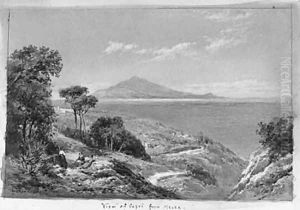 View of Capri from Massa by Charles Rowbotham