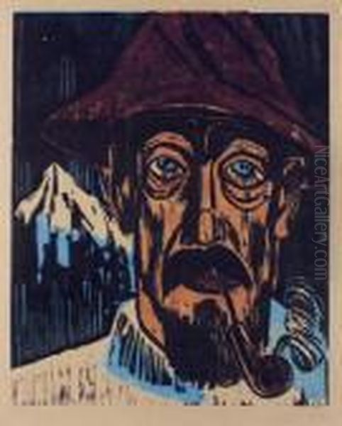 Rauchender Schweizer (smoking Swiss) - view 1