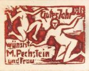 A Collection Of Correspondence Between The Artist And Dr. Emilschaeffer by Hermann Max Pechstein