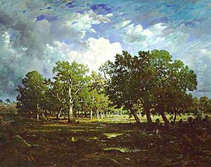 Clearing in the Forest near Fontainebleau by Theodore Rousseau