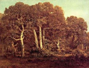The Great Oaks of the Vieux Bas-Breau by Theodore Rousseau