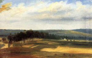 The Vallee de la Bievre near Paris by Theodore Rousseau