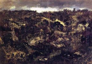 Rocky Landscape by Theodore Rousseau