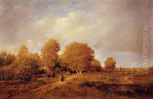Woman Carrying Wood